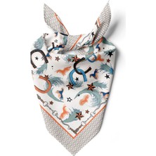 B114 Ormament Horse Tasarım Bandana