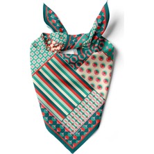 H43 Retro Desenli  Bandana DG12079