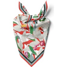 D85 Tropıc Çiçekli Bandana DG12098