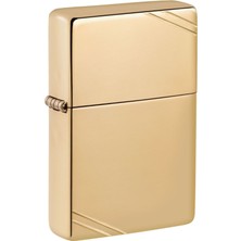 Zippo Vintage Hi-Pol Brass Çakmak Premium Tasarım ile Koleksiyonluk Rüzgar Geçirmez Özellik
