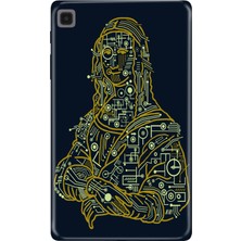 Adasena Samsung Galaxy Tab A7 Lite SM-T220 Kılıf Tablet Için Desenli Silikon Kapak - Digitalmona