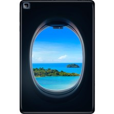 Adasena Honor Pad X8 10.1" Kılıf Tablet Için Desenli Silikon Kapak - Uçaktan Bakış