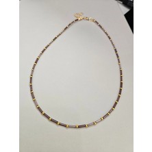 Duru Aksesuar Kahverengi Kolye