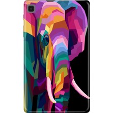 Adasena Samsung Galaxy Tab A7 Lite SM-T220 Kılıf Tablet Için Desenli Silikon Kapak - Prizmafil