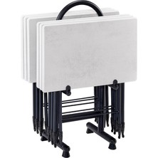 Pikma Hanedan Boyalı 6'lı Çanta Sehpa