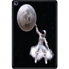 Adasena Honor Pad X8 10.1" Kılıf Tablet Için Desenli Silikon Kapak - Astronot Stil