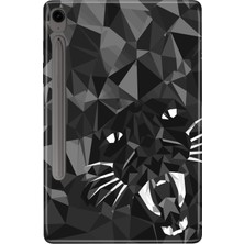 Adasena Samsung Galaxy Tab S9 SM-X710 11" Kılıf Tablet Için Desenli Silikon Kapak - Kaplan Prizma