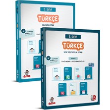 3D Yayınları 3D 2026 5. Sınıf Türkçe Çalışma Kitabı + Çalışma Kitabı 2 Kitap