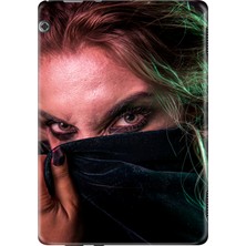 Adasena Huawei Mediapad T3 9.6" Kılıf Tablet Için Desenli Silikon Kapak - Close Up