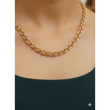 Duru Aksesuar Vip Seri Rosegold Renk Zincir Kolye