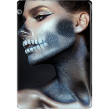 Adasena Huawei Mediapad T5 10.1" Kılıf Tablet Için Desenli Silikon Kapak - Zombi Kadın