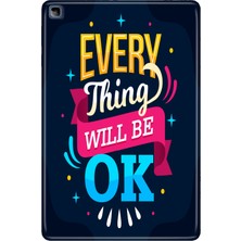 Adasena Honor Pad X8 10.1" Kılıf Tablet Için Desenli Silikon Kapak - Everything