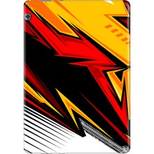 Adasena Huawei Mediapad T5 10.1" Kılıf Tablet Için Desenli Silikon Kapak - Speed