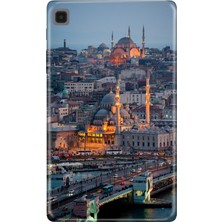 Adasena Samsung Galaxy Tab S6 Lite SM-P610 10.4" Kılıf Tablet Için Desenli Silikon Kapak - Galata