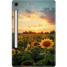 Adasena Samsung Galaxy Tab S10 Lite SM-X400 10.9" Kılıf Tablet Için Desenli Silikon Kapak - Farm