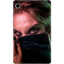 Adasena Samsung Galaxy Tab A9 SM-X110 8.7" Kılıf Tablet Için Desenli Silikon Kapak - Close Up