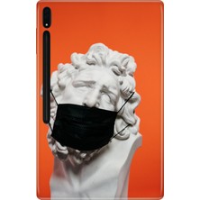 Adasena Samsung Galaxy Tab S10 Ultra SM-X920 14.6" Kılıf Tablet Için Desenli Silikon Kapak - Covidhuman