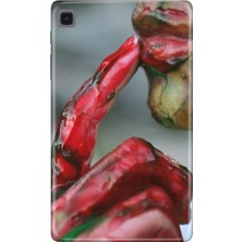 Adasena Samsung Galaxy Tab A7 Lite SM-T220 Kılıf Tablet Için Desenli Silikon Kapak - Kanayan