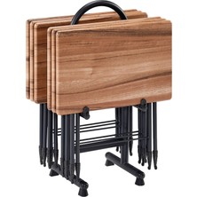 Pikma Hanedan Boyalı 6'lı Çanta Sehpa