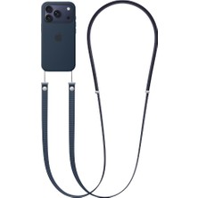 E2M Crossbody Strap Telefon Askısı Mavi