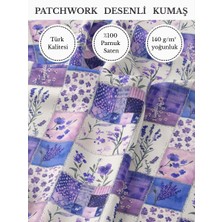 Fabricstown %100 Pamuk Saten Patchwork Kumaş – 155×100 cm – Dikiş ve Dıy Için