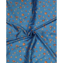 Sardo Kumaş Çiçek Desenli Dijital Baskılı Şifon Saten Kumaş / En 1,50 cm - Elbise , Perde ve Kırlent