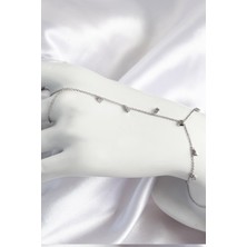 Vice Avm Pirinç Zirkon Taşlı Sallantılı Model Gümüş Renk Kadın Şahmeran EB-53-vice/(1395) 2108