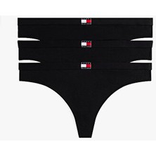 Tommy Hilfiger Kadın Siyah Tanga 3'lü