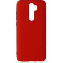 Eco Port Xiaomi Redmi Note 8 Pro Kılıf Nano Içi Kadife Silikon - Kırmızı