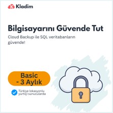 Bilgisayarını Güvende Tut – Cloud Backup ile Tüm Dosyaların Güvende | Kladim Basic 3 Aylık