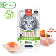 Wanpy Düzenleyici Kedi Ödül Maması Sığır Eti & Tavuk Bone Support Kedi Ödül Kreması 5X14GR
