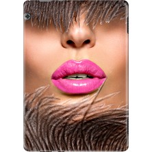 Adasena Huawei Mediapad T5 10.1" Kılıf Tablet Için Desenli Silikon Kapak - Makeup