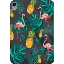 Adasena iPad Mini 6.nesil 8.3" Kılıf Tablet Için Desenli Silikon Kapak - Pinkflamingo