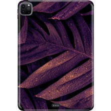 Adasena Apple iPad Pro 12.9" 4.nesil (MY2H2TU/A) Kılıf Tablet Için Desenli Silikon Kapak - Yağmur Yansıması