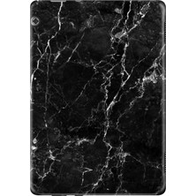 Adasena Huawei Mediapad T5 10.1" Kılıf Tablet Için Desenli Silikon Kapak - Mermer