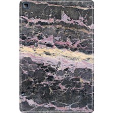 Adasena Honor Pad X8 10.1" Kılıf Tablet Için Desenli Silikon Kapak - Natural Mermer