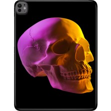 Adasena iPad Pro 11" (M4) MVV93TU/A Kılıf Tablet Için Desenli Silikon Kapak - Iskelet-Konsept