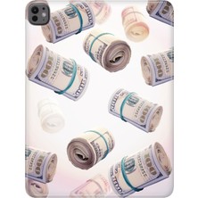 Adasena iPad Pro 11" (M4) MVV93TU/A Kılıf Tablet Için Desenli Silikon Kapak - Milyoner