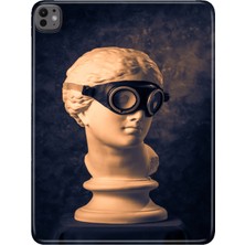 Adasena Apple iPad Pro 13" Inch (M4) Kılıf Tablet Için Desenli Silikon Kapak - Heykeltema