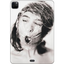 Adasena Apple iPad Pro 12.9" 4.nesil (MY2H2TU/A) Kılıf Tablet Için Desenli Silikon Kapak - Nefessiz