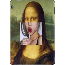 Adasena Huawei Mediapad T5 10.1" Kılıf Tablet Için Desenli Silikon Kapak - Monaelizabeth