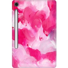 Adasena Samsung Galaxy Tab S10 Lite SM-X400 10.9" Kılıf Tablet Için Desenli Silikon Kapak - Pinking