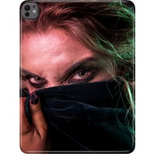 Adasena Apple iPad Pro 13" Inch (M4) Kılıf Tablet Için Desenli Silikon Kapak - Close Up