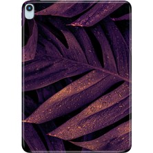 Adasena iPad Air M2 11" 6.nesil MUWC3TU/A Kılıf Tablet Için Desenli Silikon Kapak - Yağmur Yansıması