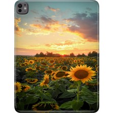 Adasena Apple iPad Pro 13" Inch (M4) Kılıf Tablet Için Desenli Silikon Kapak - Farm