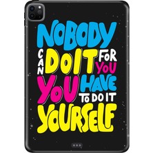 Adasena Apple iPad Pro 12.9" 4.nesil (MY2H2TU/A) Kılıf Tablet Için Desenli Silikon Kapak - Kendin Yapmalısın