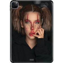 Adasena Apple iPad Pro 12.9" 4.nesil (MY2H2TU/A) Kılıf Tablet Için Desenli Silikon Kapak - Loverloser