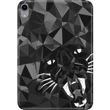 Adasena iPad Mini 6.nesil 8.3" Kılıf Tablet Için Desenli Silikon Kapak - Kaplan Prizma
