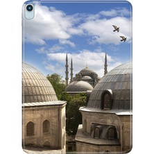 Adasena iPad Air M2 11" 6.nesil MUWC3TU/A Kılıf Tablet Için Desenli Silikon Kapak - Istanbul Mimari