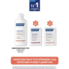 Ducray Anaphase Reactive Dönemsel Saç Dökülmesi Karşıtı Set (400 ml Şampuan + Hediyeli Ürünler)